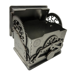 Welikeys Steampunk Mechanical Gear Storage Box